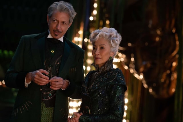 The Wizard and Morrible in Wicked part 1