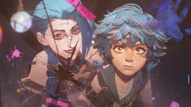 Jinx and Isha in 'Arcane'