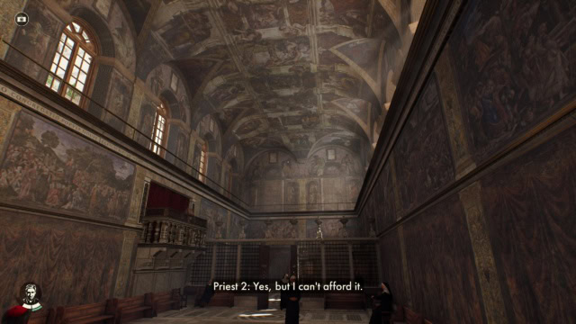 Sistine Chapel in Indiana Jones and the Great Circle