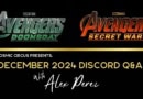 December Discord Q&A with Alex Perez talking about Avengers Doomsday Secret Wars Antman and more
