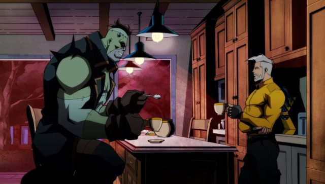 Creature Commandos Rick Flag and Frankenstein