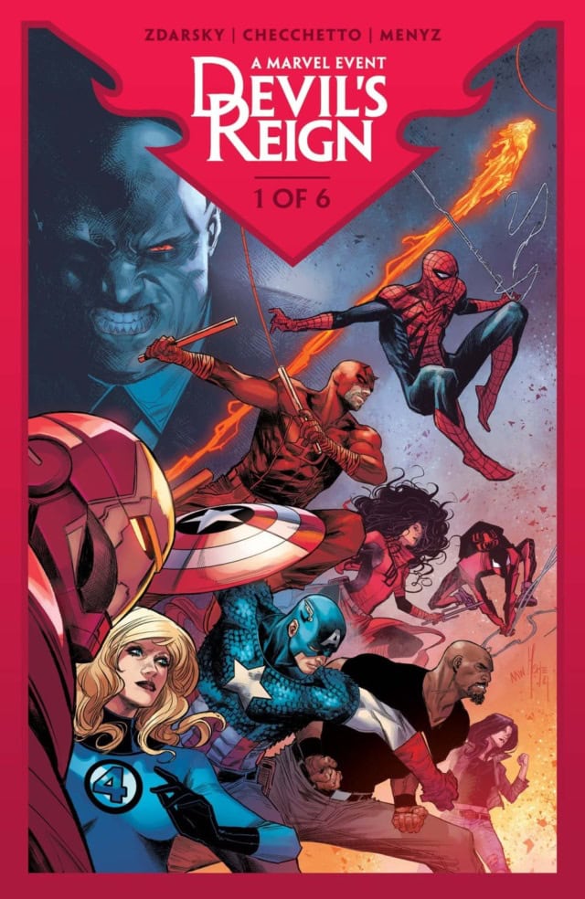 The Cover of Chip Zdarsky's Devil's Reign #1 (Marvel Comics)