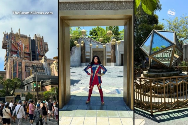 Guardians of the Galaxy - Mission: Breakout!, Ms. Marvel, and some scenery