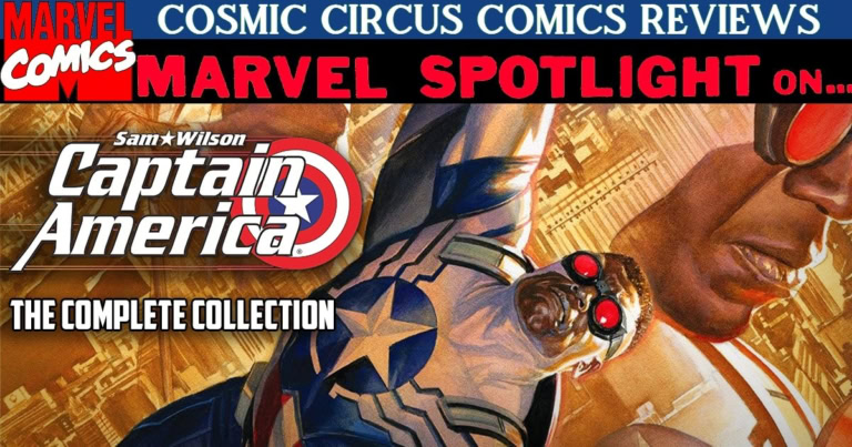Marvel comics Spotlight: Captain America Sam Wilson banner