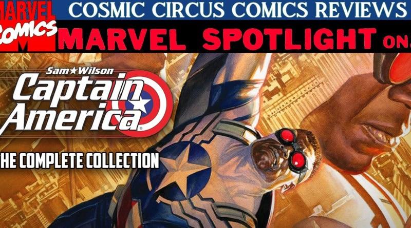 Marvel comics Spotlight: Captain America Sam Wilson banner