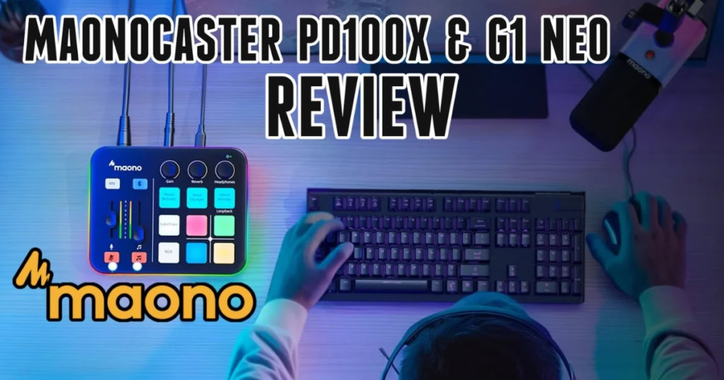 Maonocaster PD100X & G1 NEO Review Banner