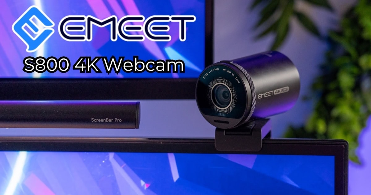 S800 4K Webcam Review Banner