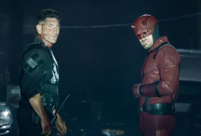 Frank/The Punisher & Matt/Daredevil in 'Daredevil: Born Again'
