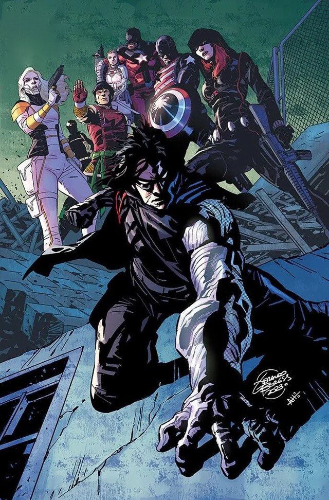 Full Thunderbolts team in 'Thunderbolts (2023)' comic book