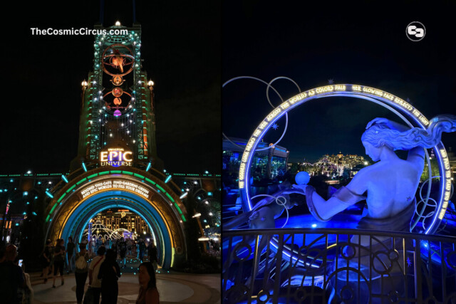 Celestial Park at night