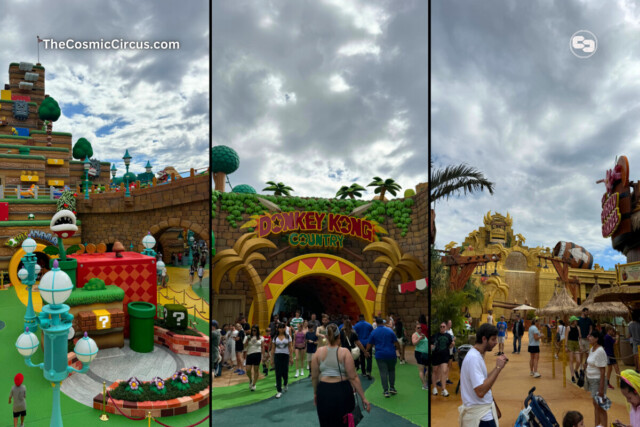 Super Nintendo World and Donkey Kong Country in Epic Universe