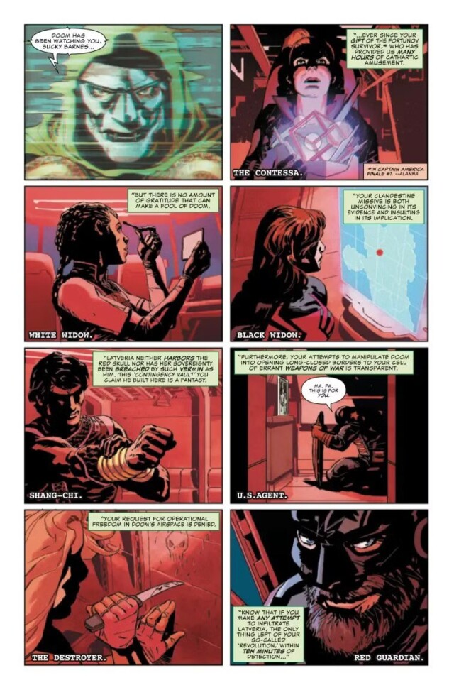 Thunderbolts 2023 team introduction in 'Thunderbolts (2023)' comic book
