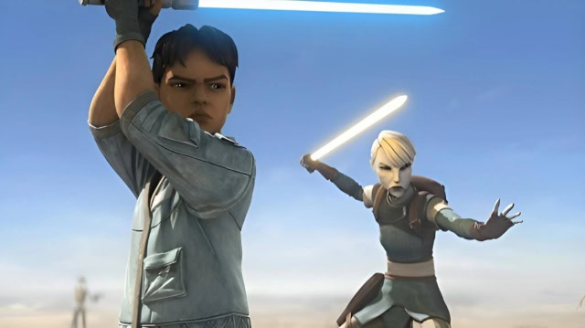 Lyco and Ventress in 'Tales of the Underworld'