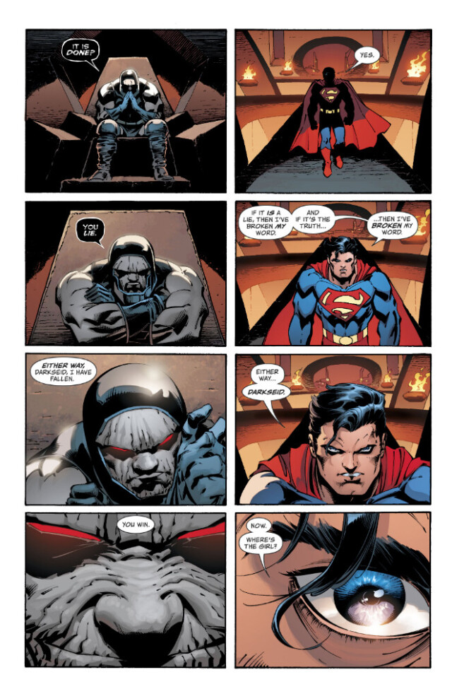 Superman loses to Darkside, only to save Alice in 'Superman: Up in the Sky'