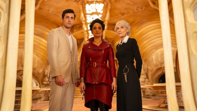 Conrad Clark, The Rani & Mrs. Flood in 'Doctor Who' Season 2