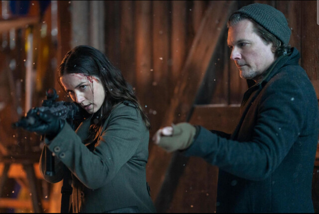 Len Wiseman and Ana de Armas in From the World of John Wick: Ballerina (2025)
