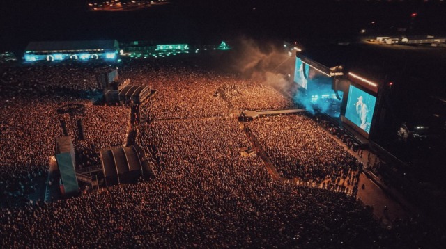 The Main Stage during Linkin Park concert