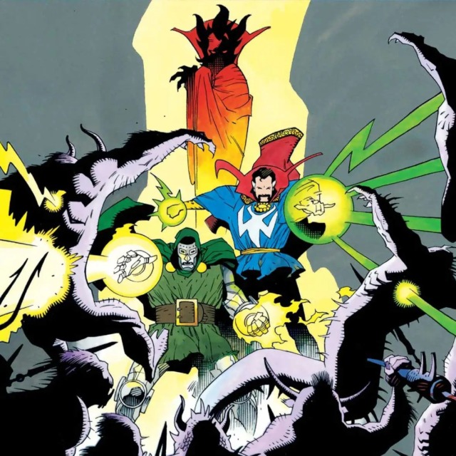 Doctor Doom & Doctor Strange in 'Triumph and Torment' comic book