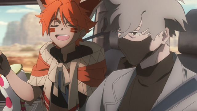Little Johnny and Ghostblade in Episode 16 of To Be Hero X.