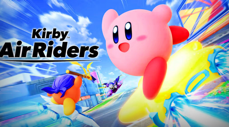 Kirby Air Riders game review banner