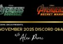 Avengers: Doomsday, Secret Wars Alex Perez Q&A banner