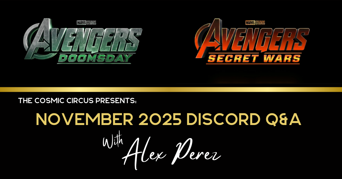 Avengers: Doomsday, Secret Wars Alex Perez Q&A banner