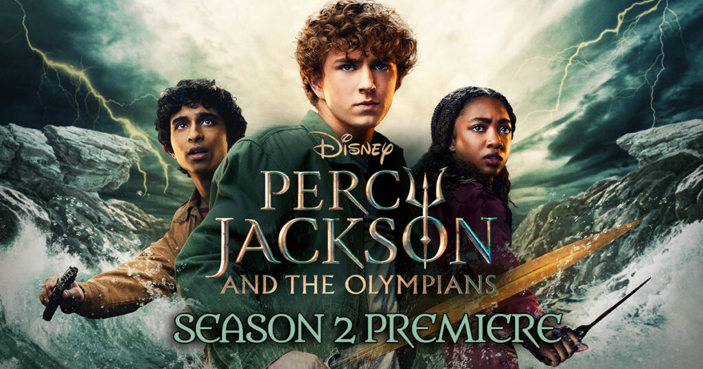 Percy Jackson and the Olympians season 2 banner