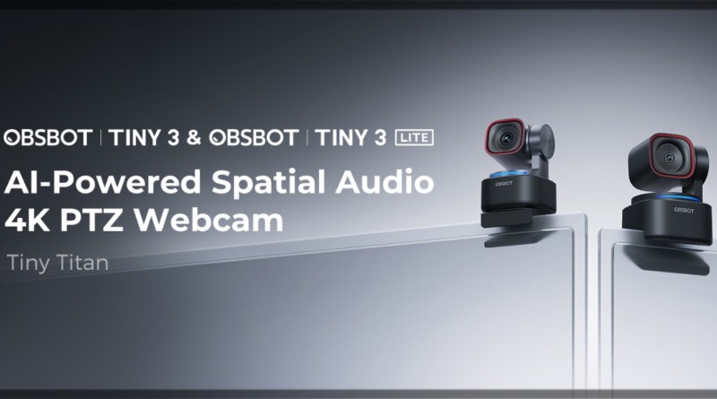 Obsbot Tiny 3 and Tiny 3 lite rcamera eview banner