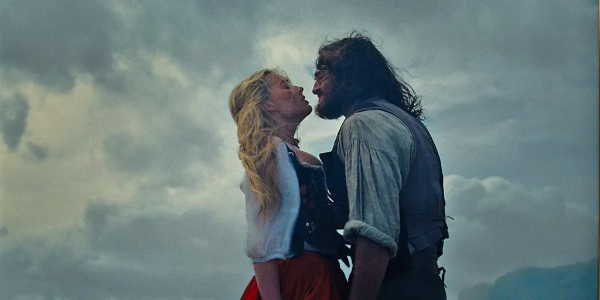 Margot Robbie and Jacob Elordi in Emerald Fennell's Wuthering Heights (2026)