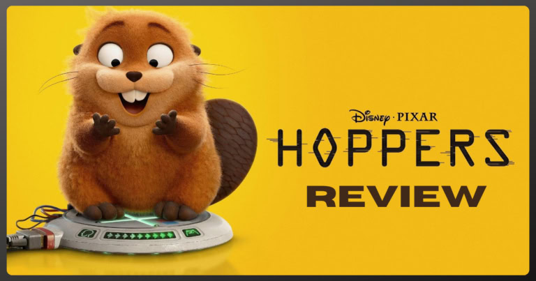 Hoppers animated movie review banner 2026