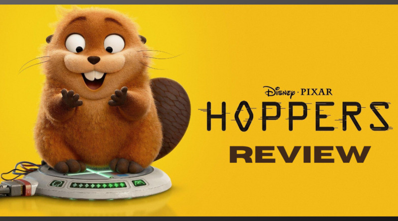 Hoppers animated movie review banner 2026