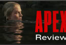 Apex Movie review banner Netflix film starring Charlize Theron and Taron Egerton