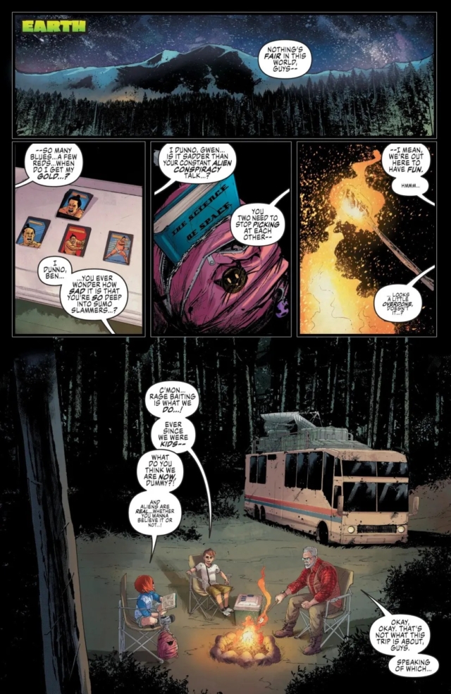 Page from Ben 10 #1 comic book