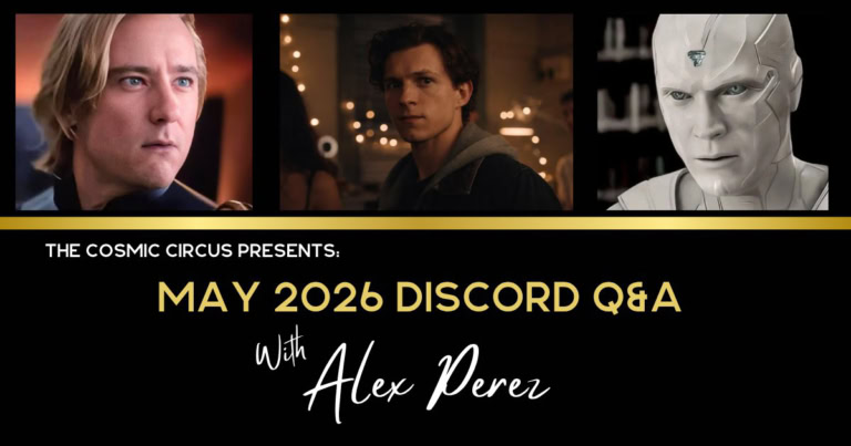 Spider-Man Brand New Day, Vision, Sentry banner for Alex Perez Q&A May 2026 #3