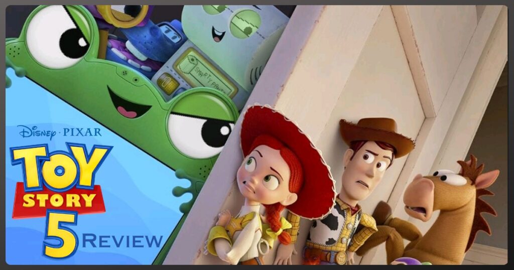 Toy Story 5 movie review banner