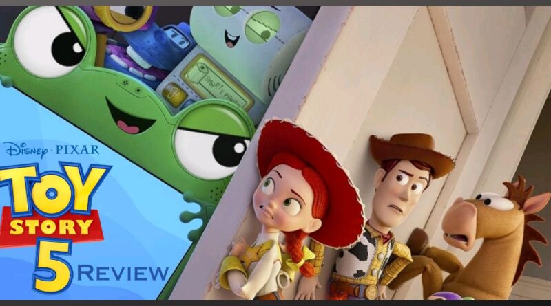 Toy Story 5 movie review banner