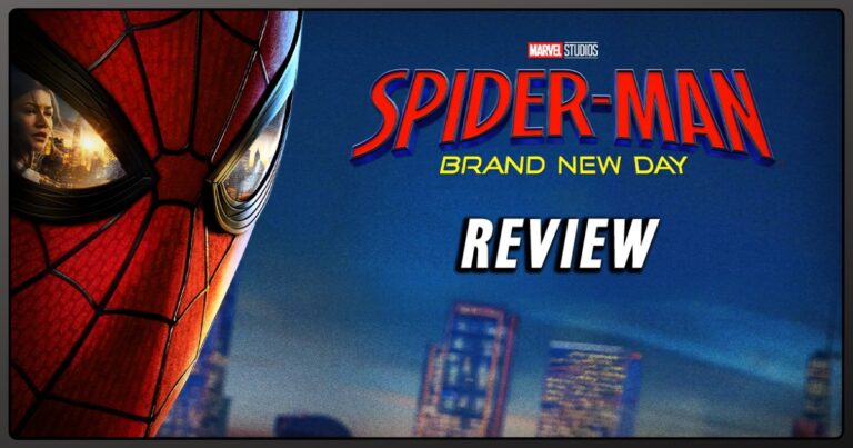 movie review banner for Spider-Man: Brand New Day