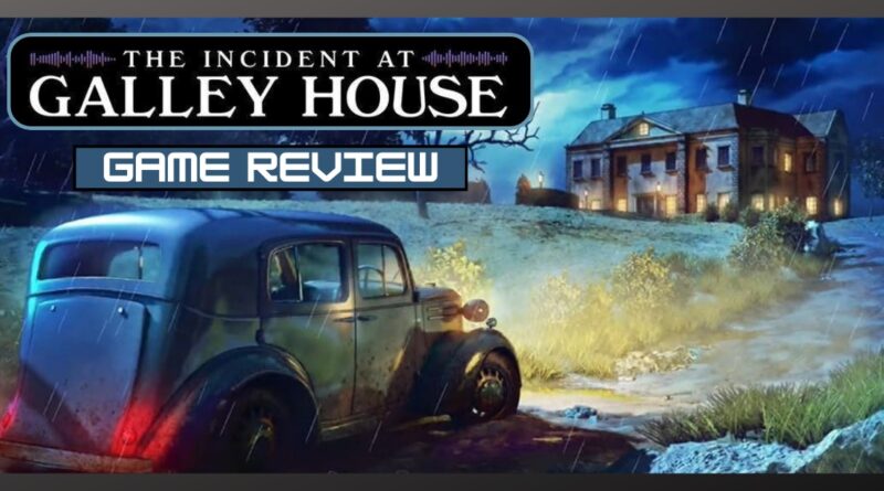 Review banner for the game The Incident at Galley House