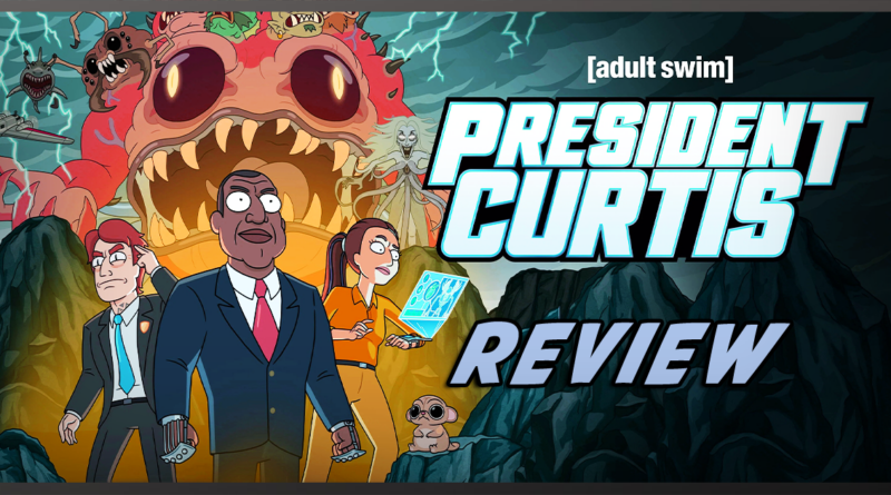 Promotional image for Adult Swim's President Curtis animated series review