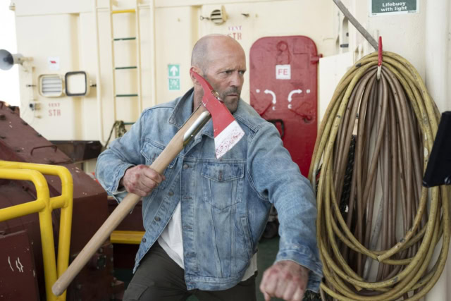 A still from the 2026 action film Mutiny starring Jason Statham