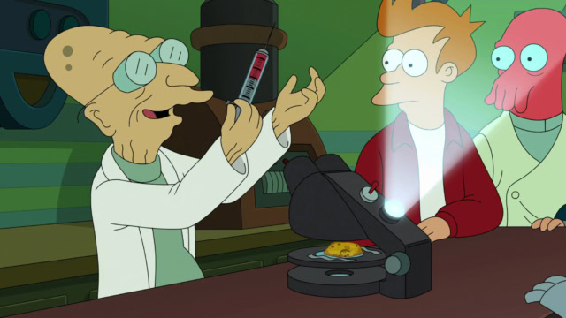 Professor Farnsworth, Fry & Zoidberg in 'Futurama' Season 14