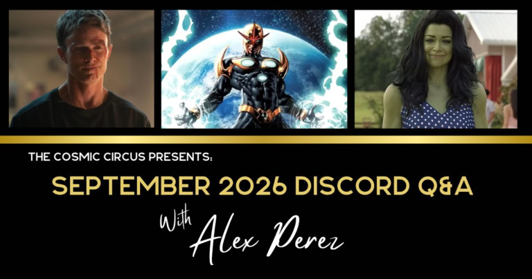 Marvel Studios Q&A with Alex Perez featuring She-Hulk, Daredevil Born again and Nova characters