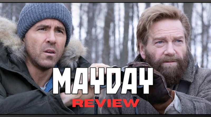Ryan Reynolds and Kenneth Branagh in Mayday on Apple TV, movie review banner