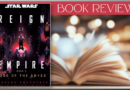 Star Wars Reign of the Empire book review cover with open book background.
