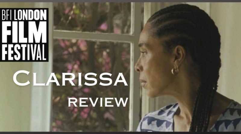 Clarissa movie review banner, with BFI London Film Festival
