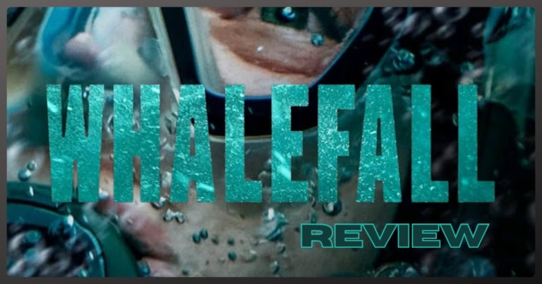 WhaleFall review image with underwater scene and text overlay.