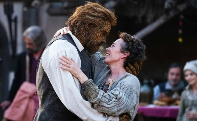 Alexander Skarsgård and Olivia Colman in Wicker (2026)