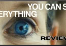 'You Can See Everything' movie review banner. The film stars Elizabeth Holmes and is from A24