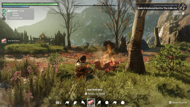 Part of the gameplay in 'Enshrouded'